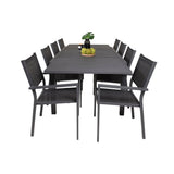 Marbella bord 160/240 + Copacabana Venture Design Spisegruppe