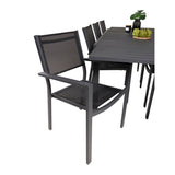Marbella bord 160/240 + Copacabana Venture Design Spisegruppe