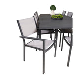 Marbella Spisebord 160/240*100*H75 + Copacabana Armstol / Venture Design Spisegruppe