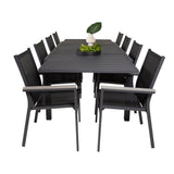 Marbella Spisebord 160/240*100*H75 + Parma Armstol Venture Design Spisegruppe