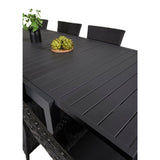 Marbella Spisebord 160/240*100*H75 + Knick Armstol Venture Design Spisegruppe