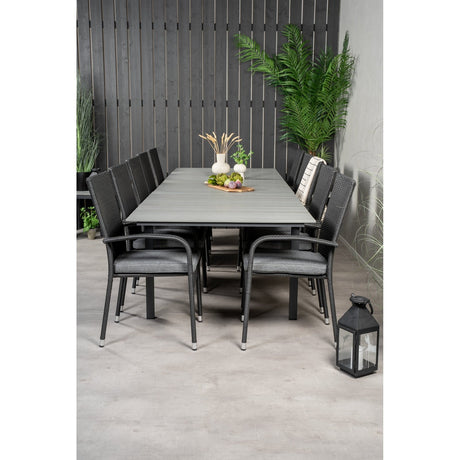 Levels bord 229/310/ Anna stoler 10 Venture Design Spisegruppe