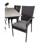 Levels bord 229/310/ Anna stoler 10 Venture Design Spisegruppe