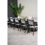 Levels Spisebord 224/324*100 + Copacabana Armstol Venture Design Spisegruppe