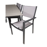 Levels Spisebord 224/324*100 + Copacabana Armstol Venture Design Spisegruppe