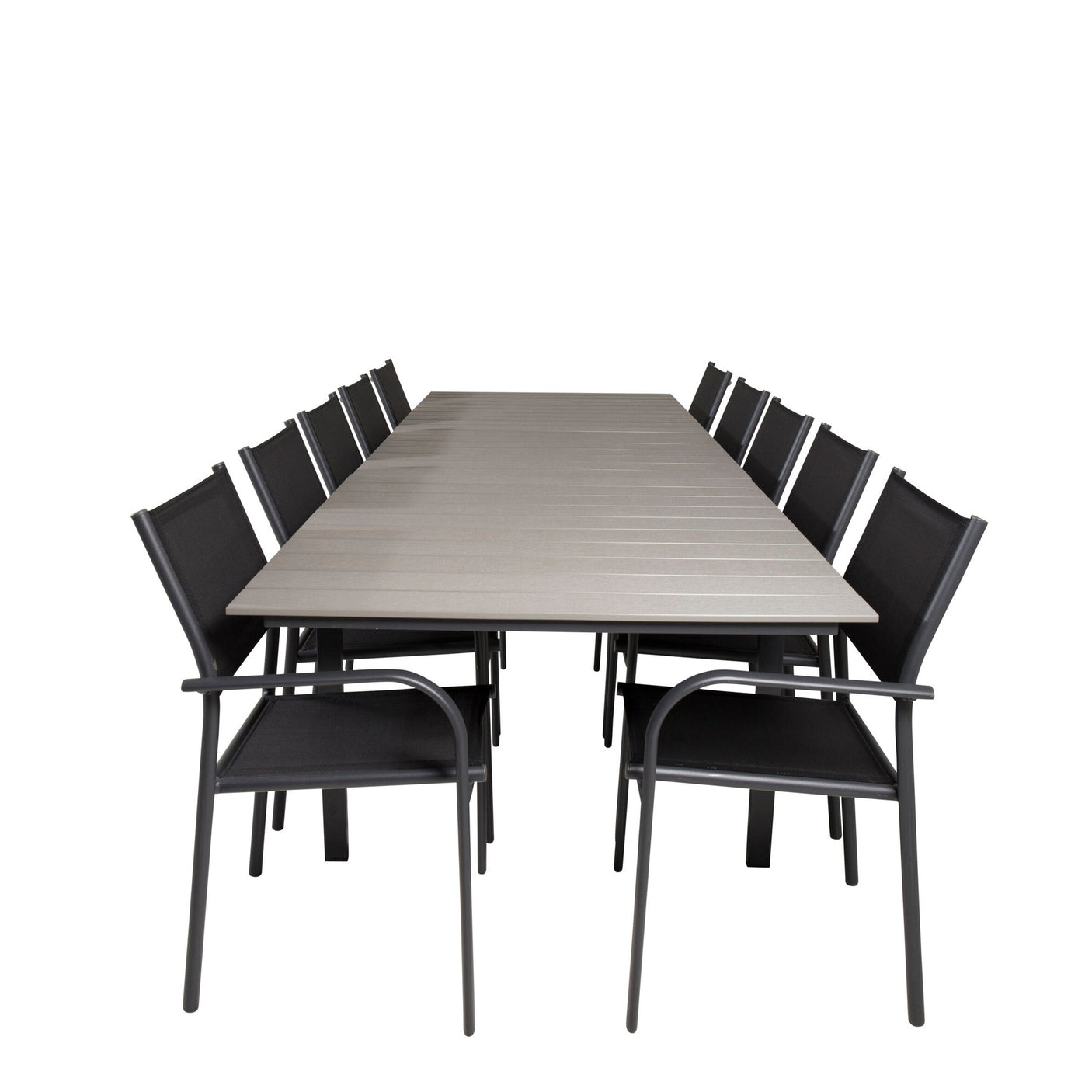 Levels Spisebord 224/324*100 + Santorini Armstol 0 Venture Design Spisegruppe