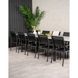 Levels Spisebord 224/324*100 + Santorini Armstol 0 Venture Design Spisegruppe