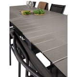 Levels Spisebord 224/324*100 + Santorini Armstol 0 Venture Design Spisegruppe