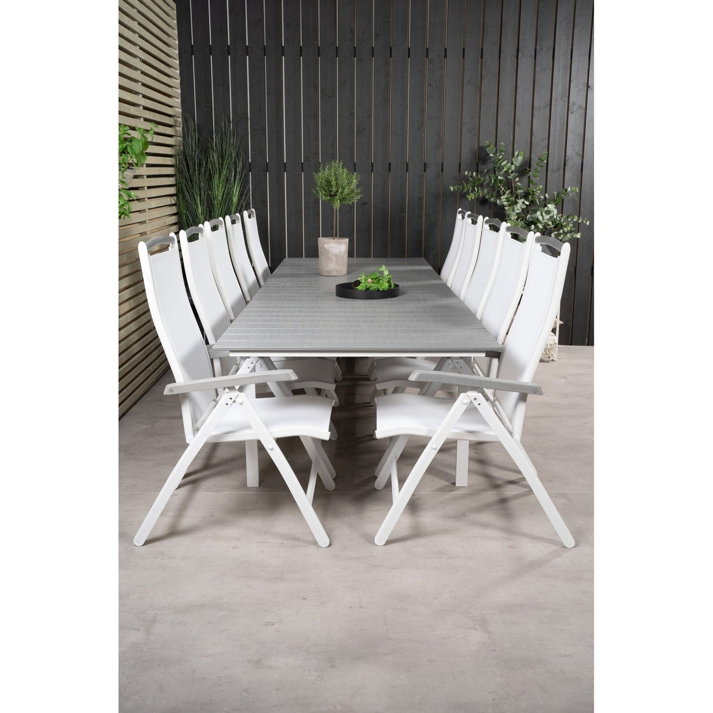 Levels Spisebord 224/324*100 + Albany stoler Venture Design Spisegruppe