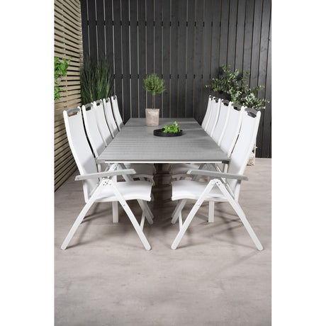 Levels Spisebord 224/324*100 + Albany stoler Venture Design Spisegruppe