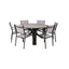Parma Bord ø 140 + Copacabana Armlenstol Venture Design Spisegruppe