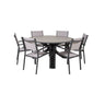 Parma Bord ø 140 + Copacabana Armlenstol Venture Design Spisegruppe