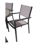 Parma Bord ø 140 + Copacabana Armlenstol Venture Design Spisegruppe