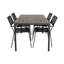 Break spisebord 150*90 + Lindos lenestol Venture Design Spisegruppe