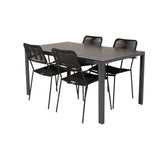 Break spisebord 150*90 + Lindos lenestol Venture Design Spisegruppe