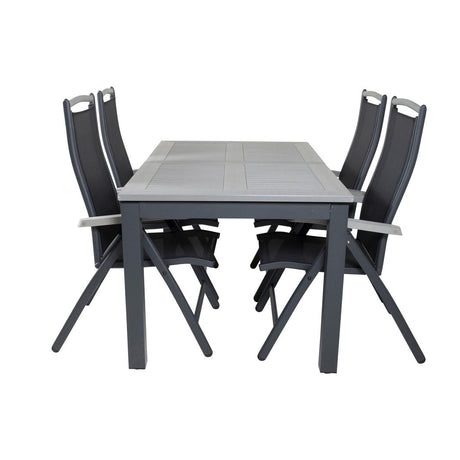 Albany Table 160/240 + Albany stoler Venture Design Spisegruppe