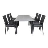 Albany Table 160/240 + Anna stoler Venture Design Spisegruppe