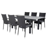 Albany Table 160/240 + Anna stoler Venture Design Spisegruppe