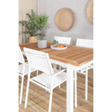 Panama Spisebord 152/210*90 + Santorini Armlenstol Venture Design Spisegruppe