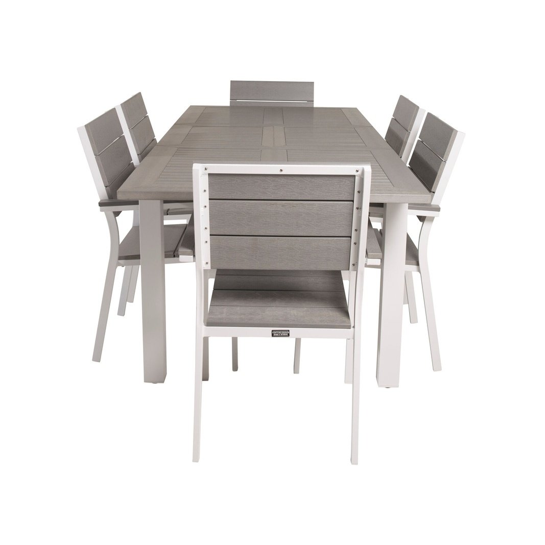 Albany Spisebord 152/210*90 + Levels stol Venture Design Spisegruppe