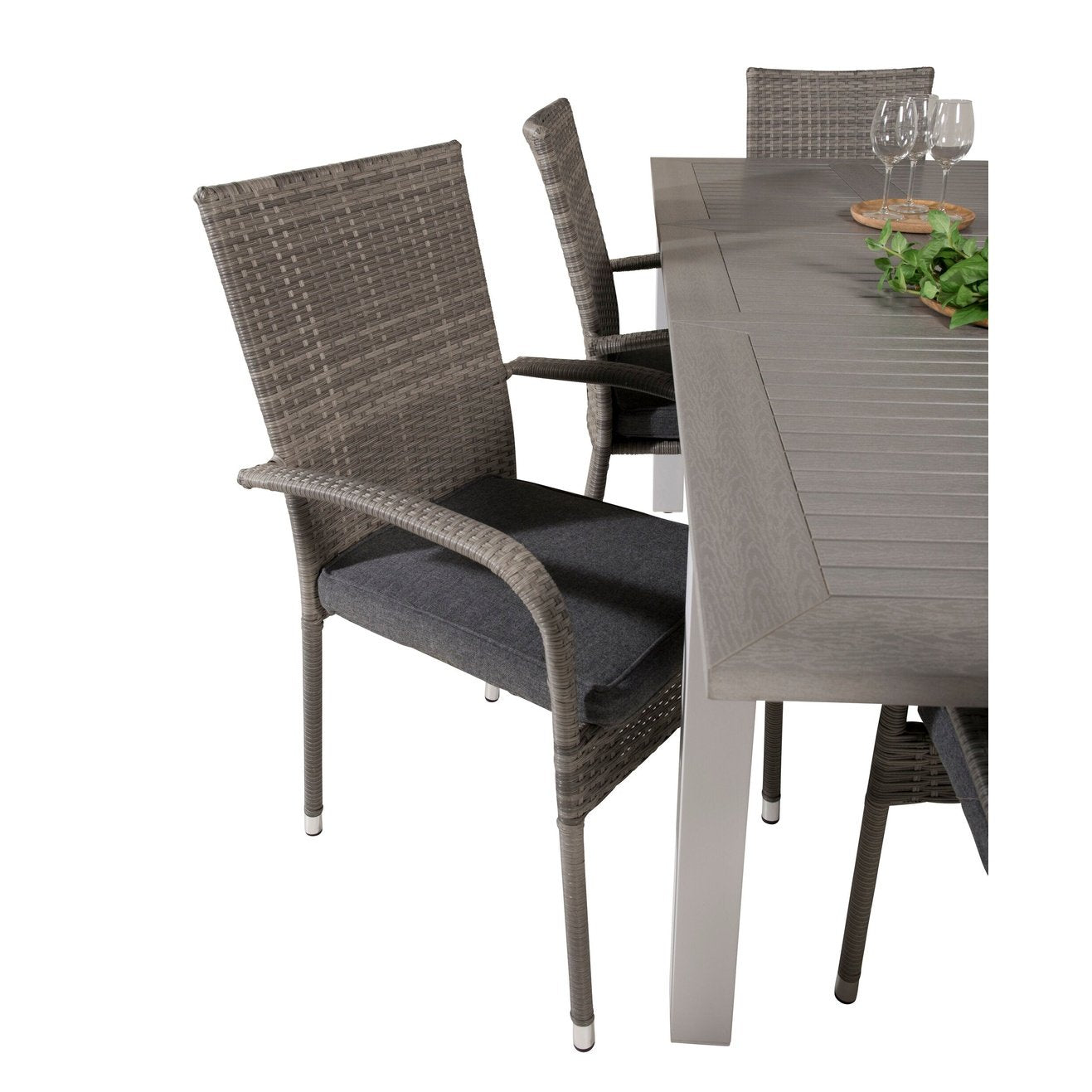 Albany Spisebord 152/210*90 + Anna Armstol Venture Design Spisegruppe