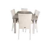 Albany Spisebord 152/210*90 + Anna Armstol Venture Design Spisegruppe