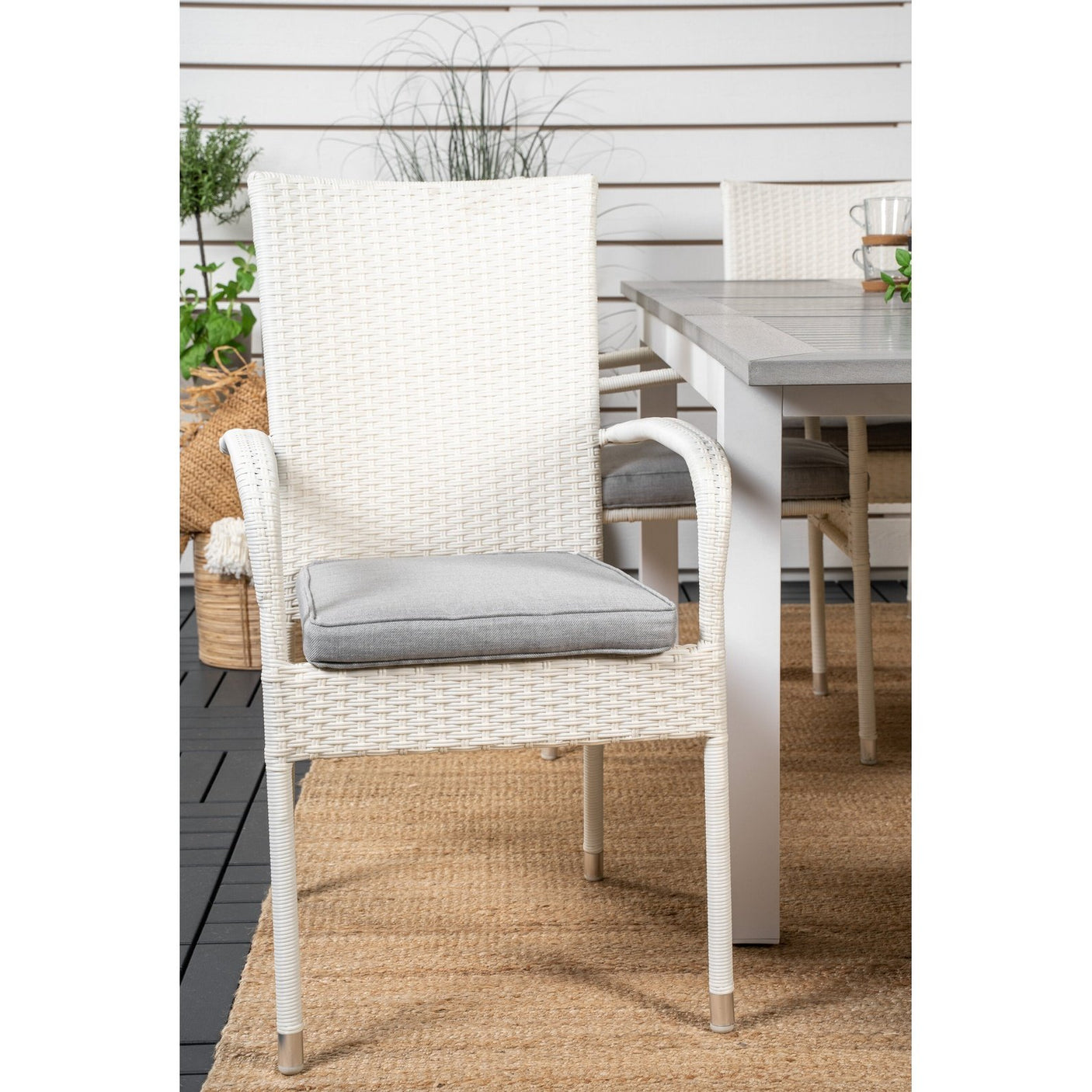 Albany Spisebord 152/210*90 + Anna Armstol Venture Design Spisegruppe