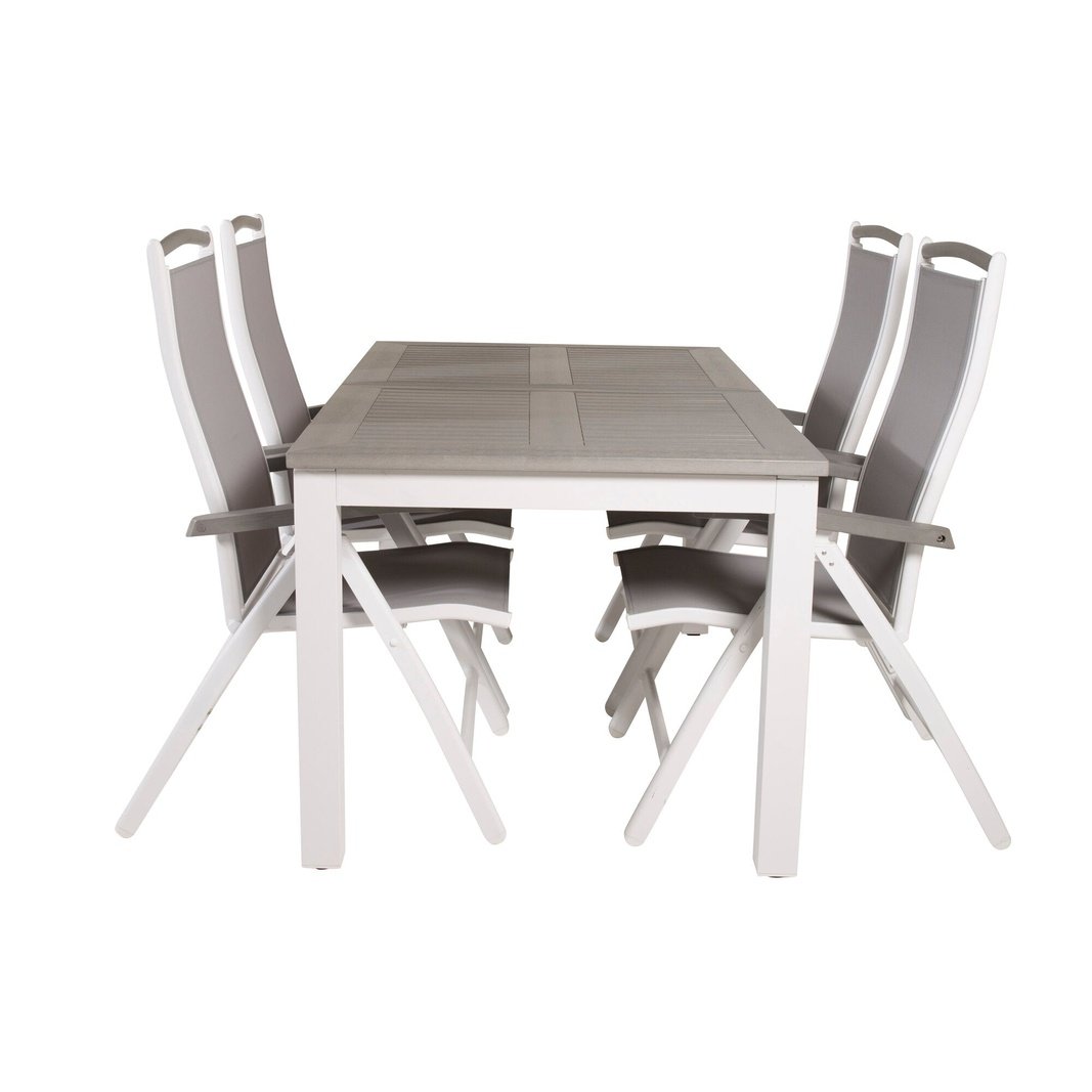 Albany spisebord 152/210*90 + Albany stol Venture Design Spisegruppe