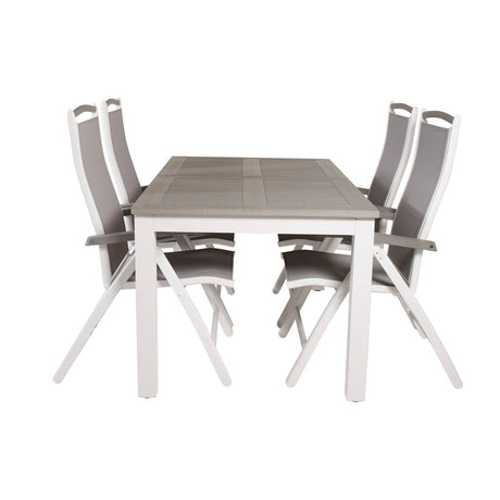Albany spisebord 152/210*90 + Albany stol Venture Design Spisegruppe