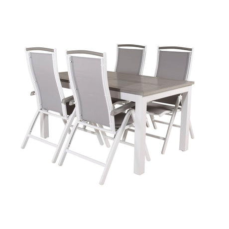 Albany spisebord 152/210*90 + Albany stol Venture Design Spisegruppe