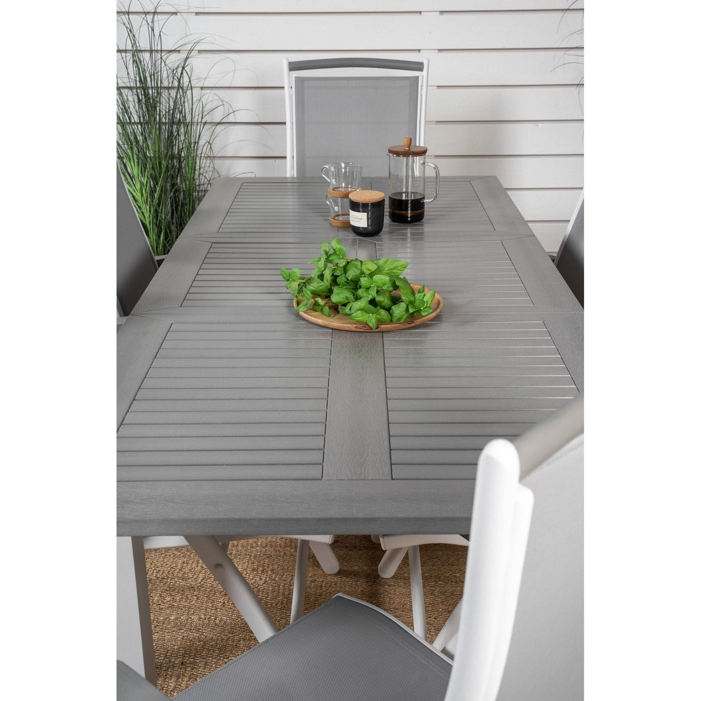 Albany spisebord 152/210*90 + Albany stol Venture Design Spisegruppe