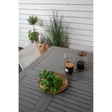 Albany Spisebord 152/210*90 + Santorini Armlenestol Venture Design Spisegruppe