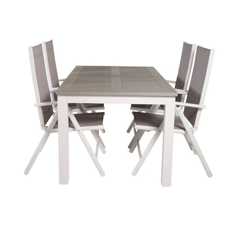 Albany Spisebord 152/210*90 + Break stol Venture Design Spisegruppe