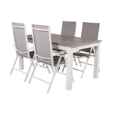 Albany Spisebord 152/210*90 + Break stol Venture Design Spisegruppe