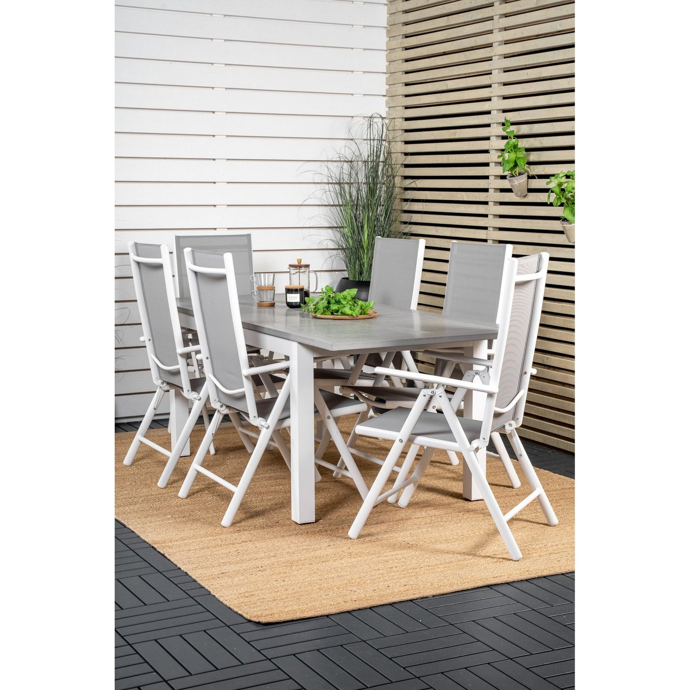 Albany Spisebord 152/210*90 + Break stol Venture Design Spisegruppe