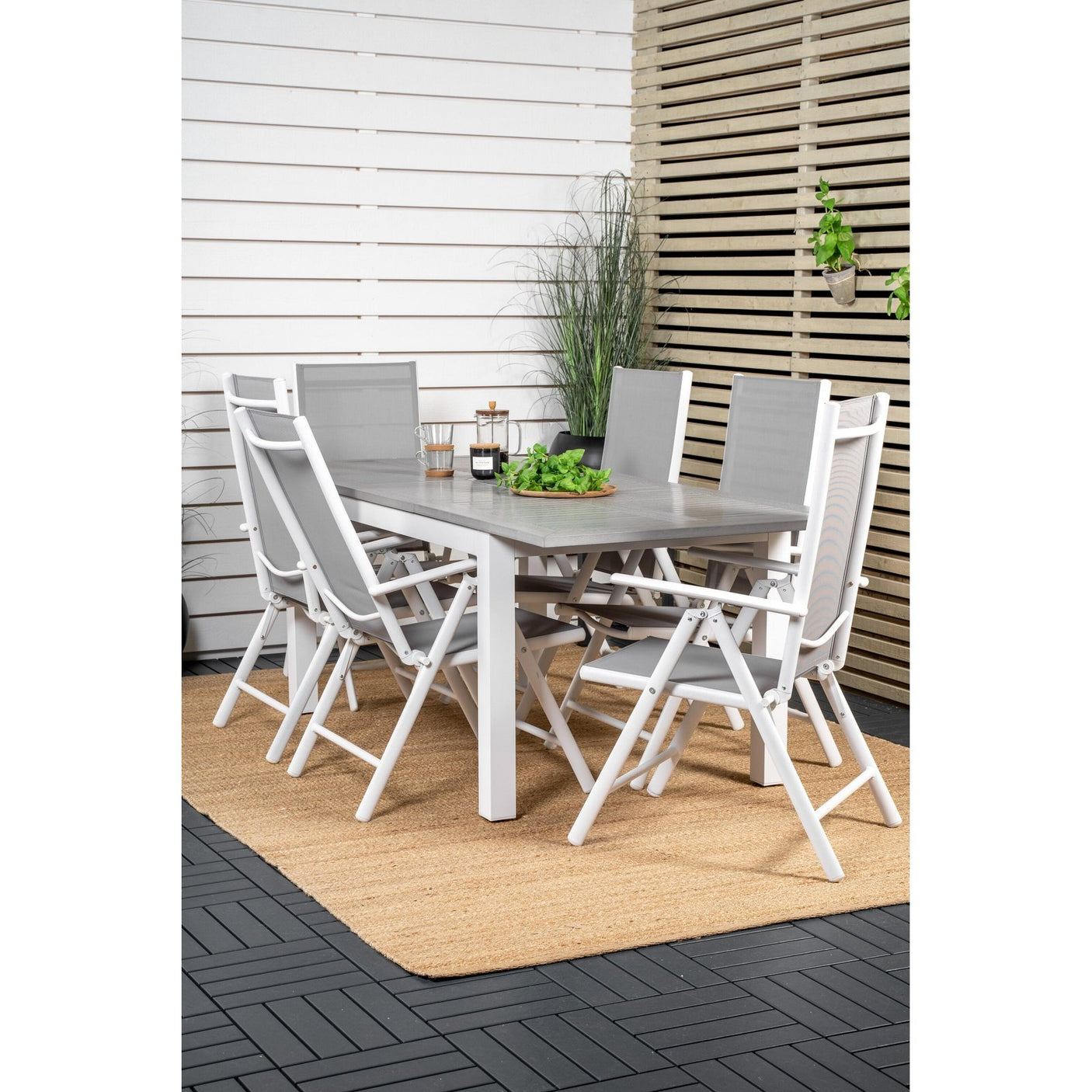 Albany Spisebord 152/210*90 + Break stol Venture Design Spisegruppe