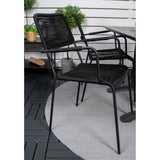 Denver Café Bord 120*70 + Lindos Lenestol Venture Design Spisegruppe