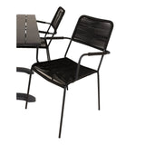Denver Café Bord 120*70 + Lindos Lenestol Venture Design Spisegruppe
