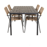 Break spisebord 150*90 + Lindos lenestol Venture Design Spisegruppe