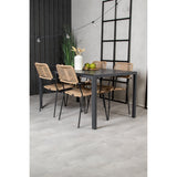 Break spisebord 150*90 + Lindos lenestol Venture Design Spisegruppe