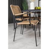 Break spisebord 150*90 + Lindos lenestol Venture Design Spisegruppe