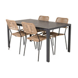 Break spisebord 150*90 + Lindos lenestol Venture Design Spisegruppe
