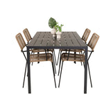 Break spisebord 150*90 + Lindos lenestol Venture Design Spisegruppe