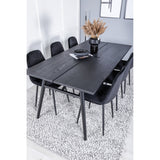 Sleek Extentiontable shed 195*95 + Polar Diamond spisestoler Venture Design Spisegruppe