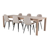 Slider Extention Table 170 +40 +40cm + Polar spisestoler Venture Design Spisegruppe