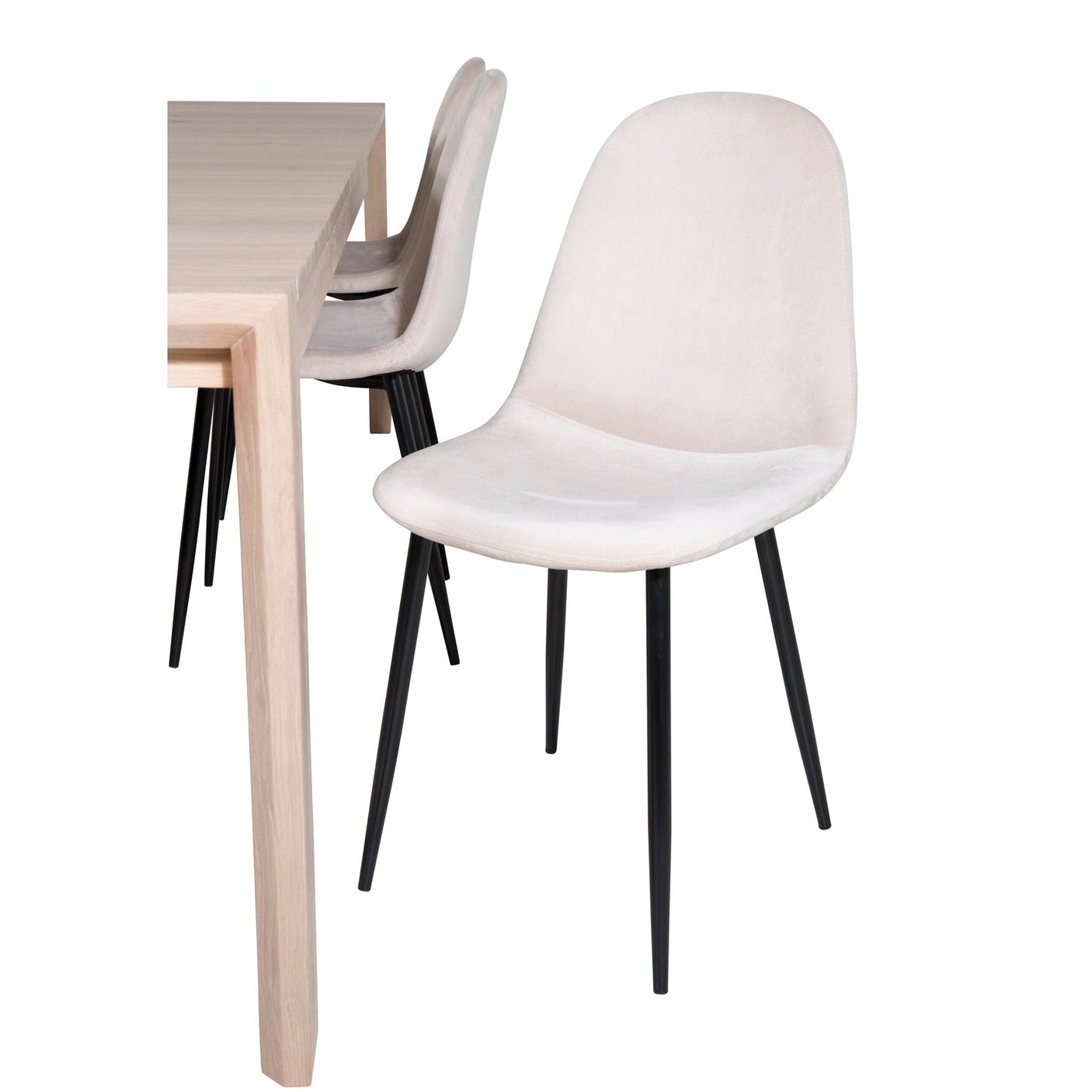 Slider Extention Table 170 +40 +40cm + Polar spisestoler Venture Design Spisegruppe