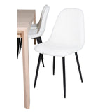 Slider Extention Table 170 +40 +40cm + Polar Fluff spisestoler Venture Design Spisegruppe