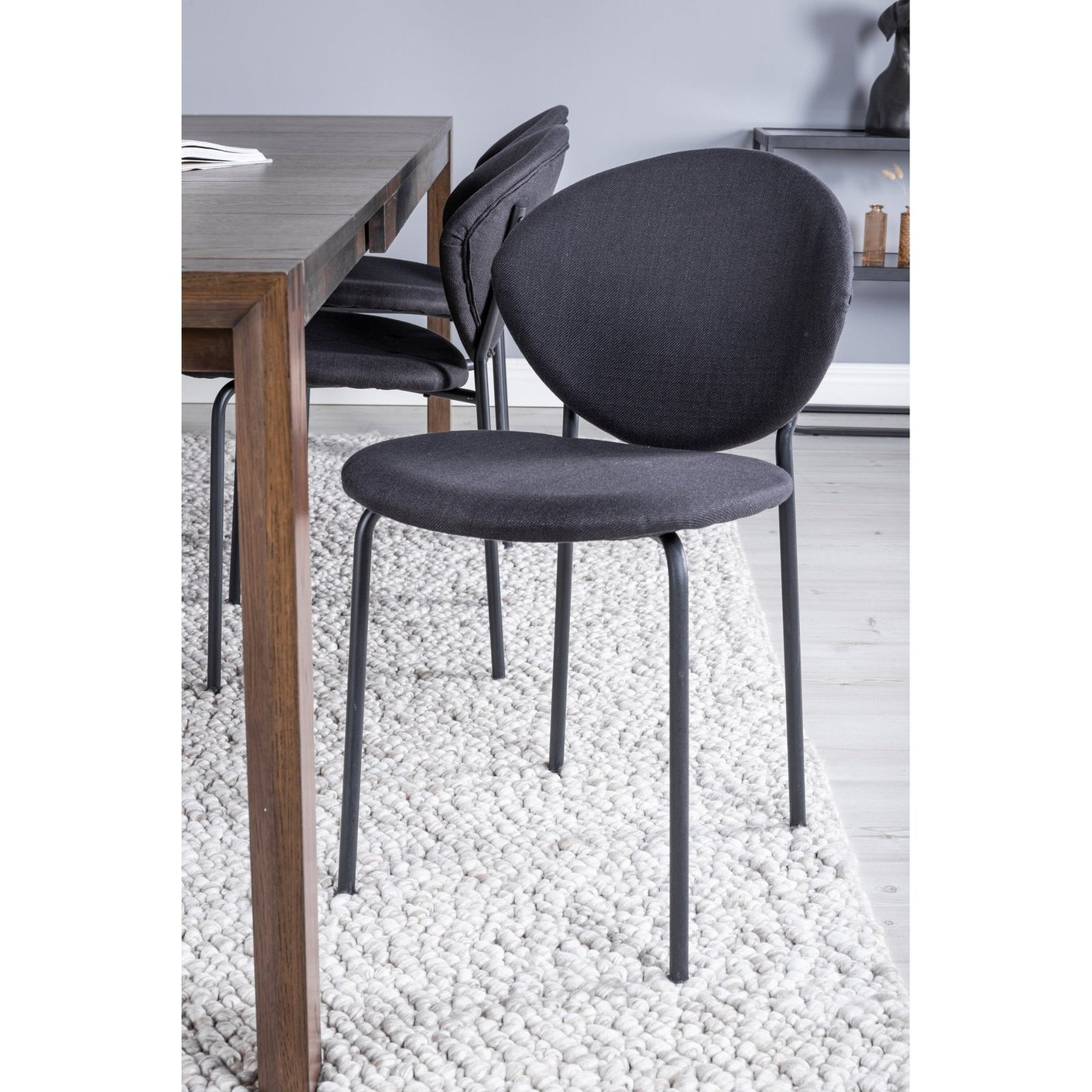 Slider Extention Table 170 +40 +40cm + Vault spisestoler Venture Design Spisegruppe