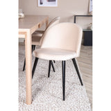 Slider Extention Table 170 +40 +40cm + Velvet spisestoler Venture Design Spisegruppe