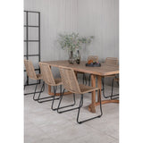 Erica Spisebord 214*100 + Lindos / Venture Design Spisegruppe